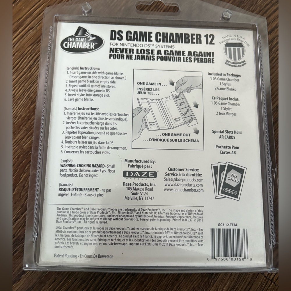 The Game Chamber for Nintendo DS Holds up to 12 Games with Stylus New in Package - Picture 4 of 4